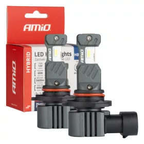   AMiO LED fényszóróizzók Hybrid sorozat HB4 9006 6000K CANBUS 60W (04118)