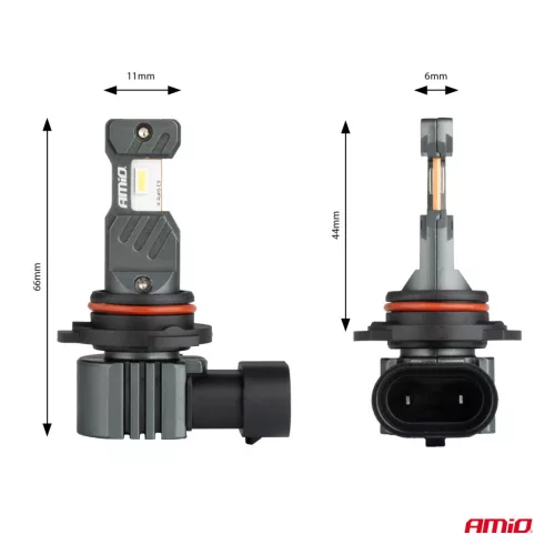 AMiO LED fényszóróizzók Hybrid sorozat HIR2 6000K CANBUS 60W (04119)