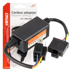   AMiO LED CANBUS terhelőellenállás, 120 Ω, 3 W, H4 (04127)