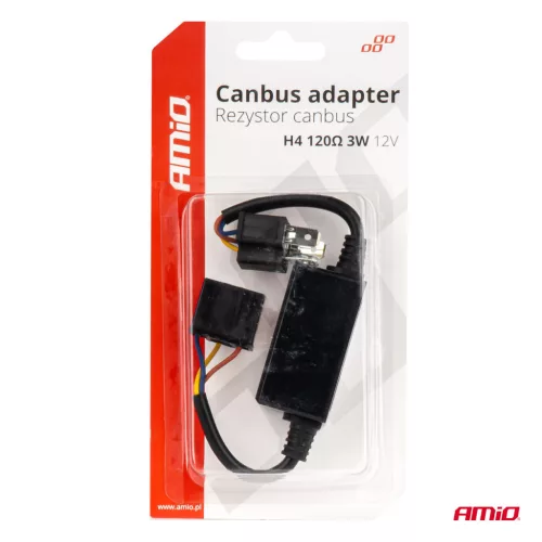 AMiO LED CANBUS terhelőellenállás, 120 Ω, 3 W, H4 (04127)