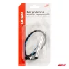 AMiO autóantenna-erősítő tápfeladó ISO (04131)