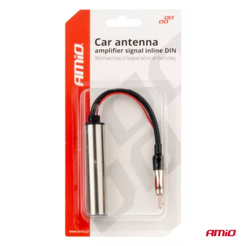 AMiO autóantenna-jelerősítő DIN (04132)