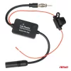 AMiO zavarszűrős autóantenna-erősítő 12V (04133)