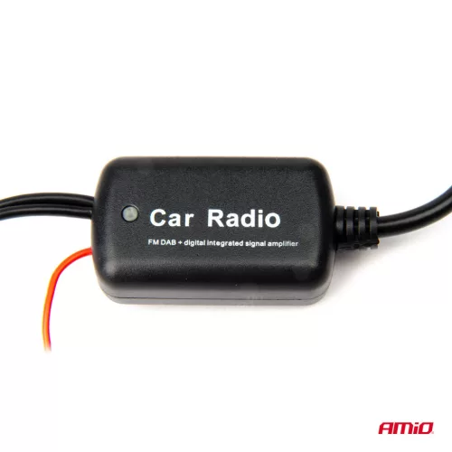 AMiO antenna-jelerősítő 12V DAB FM (04134)