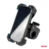 AMiO kerékpárra, motorkerékpárra és rollerre szerelhető forgatható telefontartó, 360° (04146)