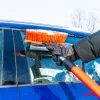 AMiO teleszkópos hóseprű jégkaparóval és vízlehúzóval, 98–134 cm (04147)
