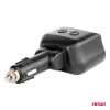AMiO dupla szivargyújtó-elosztó 2xUSB 1xUSB C 12/24V max. 200W (04173)