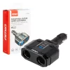 AMiO dupla szivargyújtó-elosztó PD30W PD20W QC3.0 12/24V max. 200W (04174)