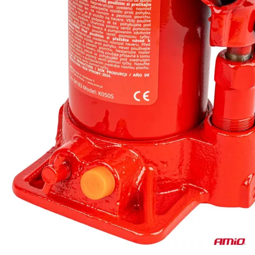 AMiO hidraulikus palackemelő 5T PVC doboz (04183)