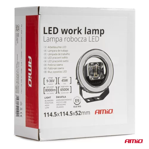 AMiO munkalámpa AWL58 45W 6500K 8000lm 9-36V (04199)