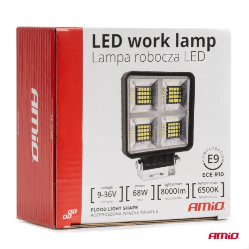 AMiO munkalámpa AWL59 68W 6500K 8000lm 9-36V (04200)