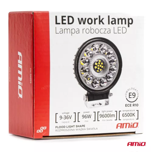 AMiO munkalámpa AWL62 96W 6500K 9600lm 9-36V (04203)