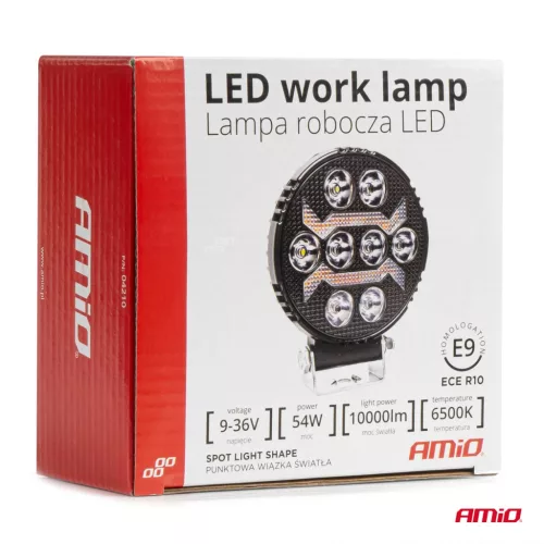 AMiO munkalámpa AWL69 54W 6500K 10000lm 9-36V (04210)