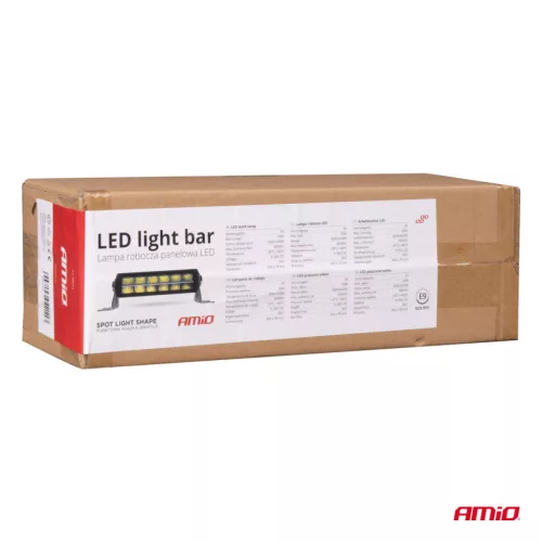 AMiO LED-es munkalámpa-panel bar AWL70 60W 6500K 8000lm 30cm 12V 24V (04211)