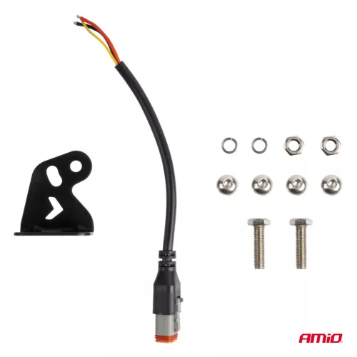 AMiO AWL73 LED-munkalámpa-fényhíd, 240 W, 6500 K, 8000 lm, 107 cm, 12/24 V (04214)