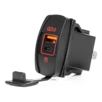 Beépíthető 12 és 24 V-os USB-töltők