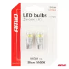 AMiO CANBUS LED izzók T10 W5W 30SMD 2016 fehér 12V/24V (04233)