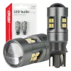 AMiO LED CANBUS T10 W5W 16SMD 2016 fehér izzók 12V/24V (04234)