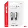 AMiO LED CANBUS T10 W5W 16SMD 2016 fehér izzók 12V/24V (04234)