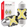 AMiO LED CANBUS izzók 12SMD szofita C5W 2016 31mm fehér 12/24V (04235)