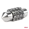 AMiO LED CANBUS izzók 12SMD szofita C5W 2016 31mm fehér 12/24V (04235)
