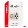 AMiO LED CANBUS izzók 12SMD szofita C5W 2016 31mm fehér 12/24V (04235)