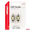AMiO LED CANBUS izzók 12SMD szofita C5W 2016 36mm fehér 12/24V (04236)