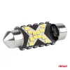 AMiO LED CANBUS izzók 12SMD szofita C5W 2016 41mm fehér 12/24V (04238)