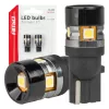 AMiO LED izzók CANBUS T10 W5W 5SMD 3030 fehér 12V 24V (04239)