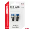AMiO LED izzók CANBUS T10 W5W 5SMD 3030 fehér 12V 24V (04240)