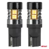 AMiO LED izzók CANBUS T10 W5W 9 SMD 3030 fehér 12V 24V (04241)