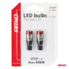 AMiO LED izzók CANBUS T10 W5W 9 SMD 3030 fehér 12V 24V (04242)