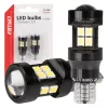 AMiO LED izzók CANBUS T15 W16W 15SMD 2835 fehér 12V 24V (04245)