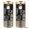 AMiO LED CANBUS izzók T10 W5W 3SMD 3838 fehér 12V/24V (04246)