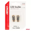 AMiO LED CANBUS izzók T10 W5W 3SMD 3838 fehér 12V/24V (04246)