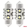 AMiO LED CANBUS izzók 12SMD szofita C5W 3838 31mm fehér 12/24V (04247)