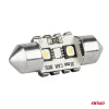 AMiO LED CANBUS izzók 12SMD szofita C5W 3838 31mm fehér 12/24V (04247)