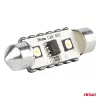 AMiO LED CANBUS izzók 12SMD szofita C5W 3838 36mm fehér 12/24V (04248)