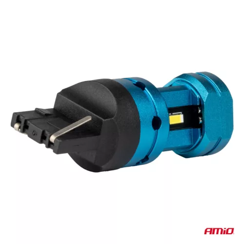 AMiO LED izzók CANBUS T20 7440 W21W 4SMD 1860 fehér 12V 24V (04254)