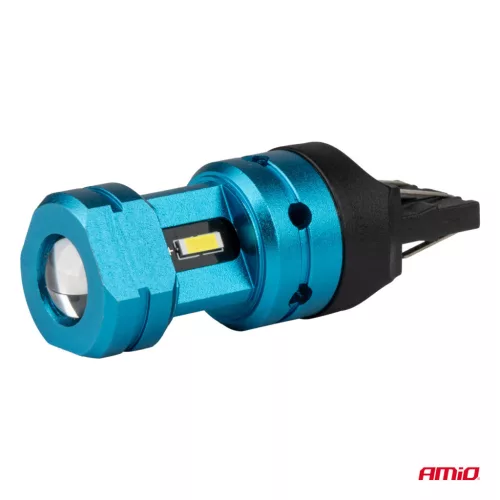 AMiO LED CANBUS T20 7443 W21/5W 4SMD 1860 fehér izzók 12V 24V (04255)