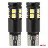 AMiO LED CANBUS izzók T10 W5W 13SMD 3030 fehér 12V/24V (04259)