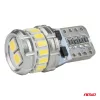 AMiO LED izzók CANBUS T10 W5W 16SMD 2SMD 3014 3030 fehér 12V 24V (04260)