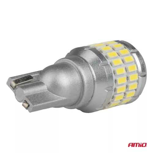 AMiO LED izzók CANBUS T15 W16W 48SMD 4SMD 3014 3030 fehér 12V 24V (04261)