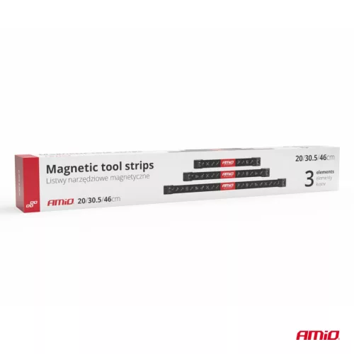 AMiO mágneses szerszámtartó sínkészlet 1x20cm 1x30,5cm 1x46cm (04263)
