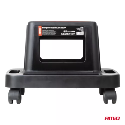 AMiO gurulós szerelőszék szerszámtárolóval 150 kg (04269)