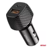 AMiO autós töltő QC+PD 20W USB-A + USB-C (04282)