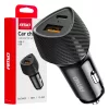 AMiO autós töltő QC+PD 38W USB-A + USB-C (04283)