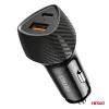AMiO autós töltő QC+PD 38W USB-A + USB-C (04283)