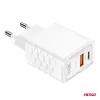 AMiO hálózati töltő gyorstöltő GaN 38W USB-A + USB-C (04287)