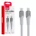 AMiO kábel USB-C – típus-C 60W 100cm FullLINK modell X111 (04291)